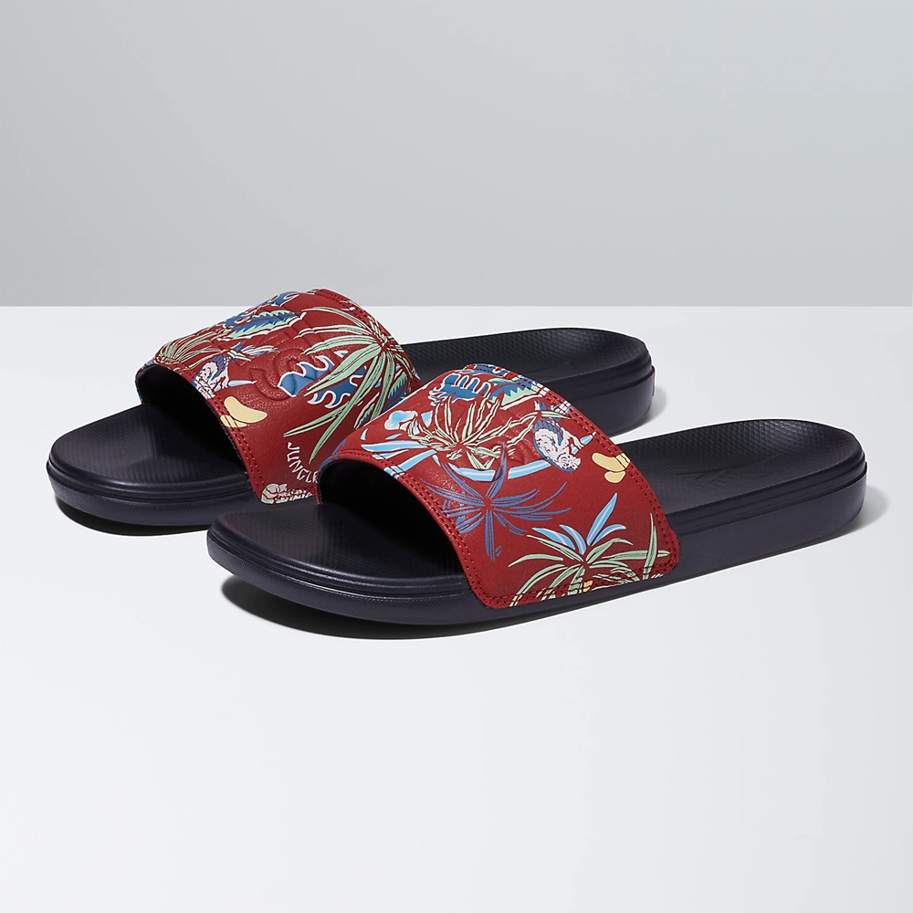 Vans Hawaiian Jungle La Costa Badesandaler-On Rød | VN049A8AV80